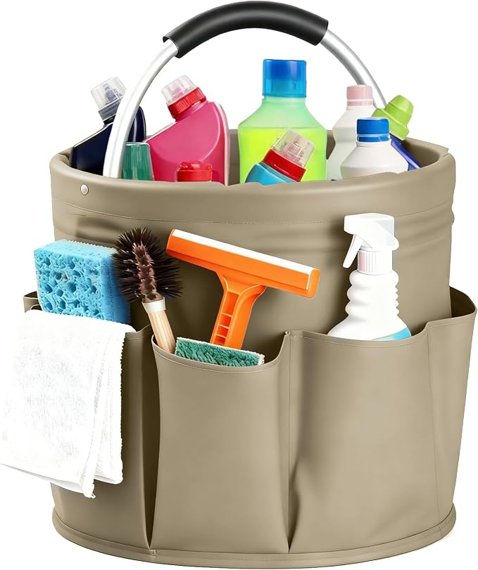 Cleaning Caddy with Handle, for Cleaning Supplies Organizer Bucket by Unknown