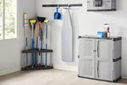 Rubbermaid Plastic Garage Corner Tool Tower Rack, Easy to Assemble, Organizes up to 30 Long-Handled Tools/Rakes/ Brooms/Shovles for Home/House/Outdoor/Sheds - Image 9