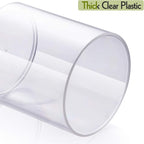 3 Pack Acrylic Qtip Holder Dispenser for Cotton Swabs, Balls, Floss Picks - Image 8