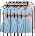 Clear Garment Bags Clothes Covers (set of 12) Clothes Storage Bag Clothes Storage Bag Hanging Travel Garment Bags with Zipper Gown Wedding Dress Garment Bag for Long Dresses by HomeClean