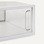 Amazon Basics Stackable and Foldable Clear Shoe Storage Organizer Box, Medium, 12-Pack - Image 4