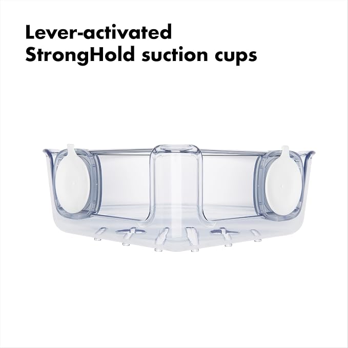 OXO Good Grips Stronghold Suction Corner Basket (Pack of 3) - Image 4
