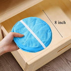 Mesh Laundry Hamper, Pop Up Laundry Basket Portable Collapsible Clothes Storage Bin for Bedroom, College Dormitory, Apartment, Foldable Clothes Hamper, Sky Blue - Image 7
