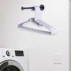 4 Pack Retractable Hanger Holder for Laundry Room, Wall Organizer Storage - Image 6