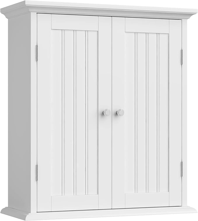 ChooChoo Bathroom Wall Cabinet with 2 Doors, Over The Toilet by ChooChoo