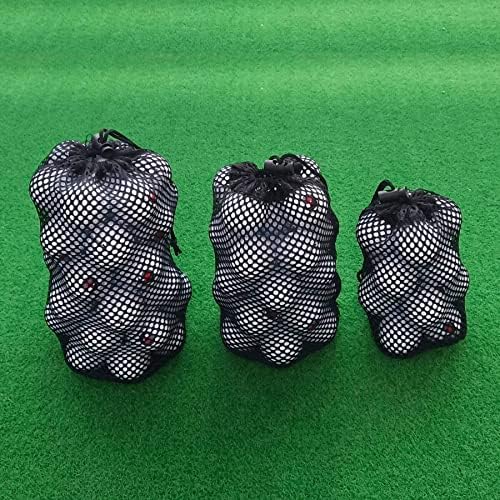 2-Pack Golf Ball & Pickleball Mesh Bag, Golf Balls Bag Sack, Multi-Purpose Net Pouch, Fit for Ping Pong, Table Tennis Ball, Bucket Balls, Household Small Tools Items Storage, Diving - Image 7