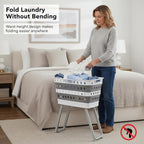 Spark Innovators No Bend Basket, Collapsible Laundry Basket with Legs - Image 2