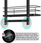 Shower Caddy Hanging, Adjustable Anti-Swing-Over The Shower Head Caddy, 3 Tier Stainless Steel Bathroom Storage Organizer Bathroom Shelves Basket Rack Shower Caddies (3Tier) - Image 7