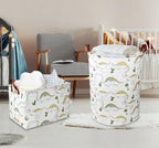 NTAOHAMPER Dinosaur Laundry Hamper, laundry Basket, Waterproof Storage Bin for Bedroom, Clothes Organizer Basket, Room Decor(Light Dinosaur) - Image 3