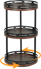 3 Tier Lazy Susan Organizer - 360° Rotating Spice Rack by Dhmkfly