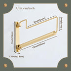NEWRAIN Clothes Drying Rack, Laundry Racks for Drying Clothes, Wall Mounted Swing Arm Clothes Hanger for Laundry Room, Garage, Indoor & Outdoor Use,Brushed Gold (Pack of 2) - Image 6