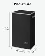 SOLEDI Slim Laundry Basket with Lid, Narrow Laundry Hamper for Small Space - Image 6