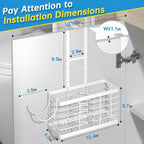 Sevenblue 2026 Upgraded 3-in-1 Universal Hair Tool Organizer, L Size, White - Image 2