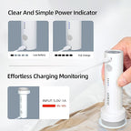 Cordless Electric Vacuum Pump for Vacuum Storage Bags Travel Air Pump, Portable USB Rechargeable Seal & Compression Bag Pump for Clothes, Blankets & Bedding (Grey) - Image 4