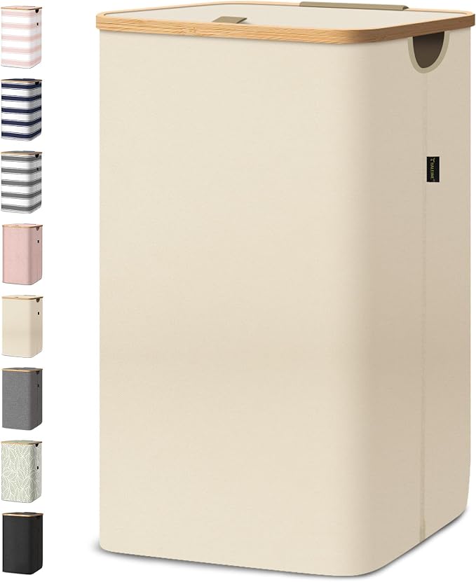 BALEINE 100L Laundry Hamper with Lid, Large Laundry Basket Bin by BALEINE