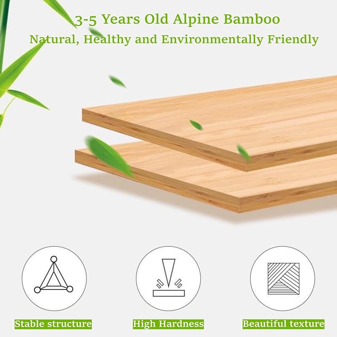 8 Tier Foldable Shoe Rack, Bamboo Vertical Shoe Organizer Tall for Multifunctional Narrow Shoe Shelf for Entryway, Closet, Corner, Bedroom, Hallway(Natural) - Image 3
