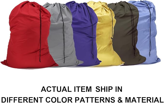 Extra Large Laundry Bag 30"x40", Varied Colors, 6 Pack - Image 2