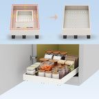 Fokyfok Pull out Cabinet Organizer,11"-16"W,13"-17"D,Expandable,Adhesive by Fokyfok