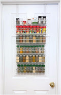 Evelots Over the Door Spice Rack Organizer, 6-Tier, Holds 54 Spices, White by Evelots