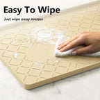 Mateeylife Under Sink Mat Kitchen Waterproof, Silicone Sink Tray 22"X31" - Image 8