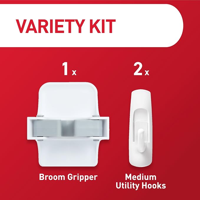 Command Closet Organization Essentials, 3 Hooks, 4 Strips - Image 3