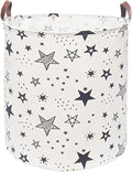 Waterproof Laundry Hamper Collapsible Laundry Basket Leather Handle Laundry Bag Large Clothes Storage Toy Organization for Bathroom Bedroom Laundryroom College Dorms (Caisanjiao-001) by %E2%80%8ETeLUVHome