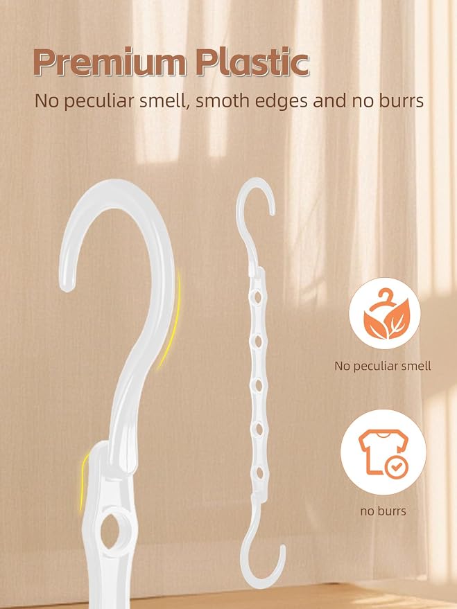 HOUSE DAY Space Saving Hangers 8 Pack, Closet Organizers and Storage | Space Saving - Image 6