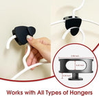Space Saving Hanger Hooks 20Pcs, Upgrade Heavy Duty Hangers Connector Hooks | Space Saver, Premium Hanging Closet Organizer for Dorm, Ganchos para Colgar Ropa, Black - Image 4