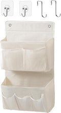 Wall Hanging Organizer – Over the Door Storage & Behind Door Organizer for Dormitory, Bathroom, Bedroom, Kitchen, Nursery, Space-Saving (White, 1 Pack) by Someteth