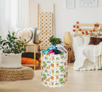 Essme Kids Laundry Hamper,Jungle Laundry Basket Collapsible Greeen Hamper for Kids Room Decor, Animal Hamper,Woodland Storage Basket, Nursery Hamper,Gift Baskets.(Jungle animal) - Image 3