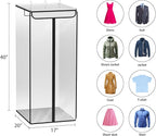 Univivi Garment Bags for Hanging Clothes, Cloth Bag 40 In, 2 PCS, Clear - Image 3