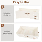 StorageWorks 10 Inch Tall Under Bed Storage Containers with Clear Lid - Image 7