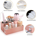 GFWARE Hot Hair Styling Tool Organizer with 3 Stainless Steel Cups, Pink - Image 6