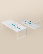SONGMICS Spice Rack, Expandable Kitchen Countertop Shelf, Steel - Image 7
