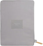 Hayden Hill Luxury Organic Cotton Sweater Storage Bag For Cashmere 15 Inch | Fits 4 Fine Knits, Breathable, Moth Proof, Garment Storage Bag For Cashmere, Zippered, Certified Carbon Neutral, Gray by HaydenHill