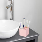 Diatomite Toothbrush Holders Tooth Brush Organizer - Blush Pink - Image 2