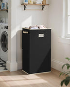 SOLEDI 100L Laundry Hamper with Lid, Large Collapsible Laundry Basket - Image 2
