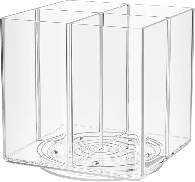 Drink Packet Organizer, Rotating Turntable Organizer with 4 Compartments - Image 7