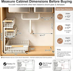 Under Sink Organizer, 3-Tier Storage - Image 7
