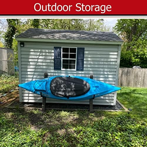 Kayak Storage Hooks, Wall Mount Garage Canoe Storage Hangers for Kayaks or Paddleboards, Heavy Duty Wall Rack - Image 7