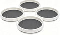 Lazy Susan Turntable Organizer 4 Pack - 10" Rotating Spice Rack Trays by P%C2%A0PRETIRENO