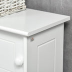 HOMCOM Over The Toilet Bathroom Cabinet Storage Cabinet White - Image 8