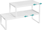 SONGMICS Spice Rack, Expandable Kitchen Countertop Shelf, Steel by Unknown