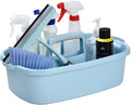 Haundry Large Cleaning Supplies Caddy with Handle, Plastic Storage Bucket Organizer for Cleaning Products, Shower Caddy Basket for Car, Dorm, Bathroom, Garden, Kitchen - Blue by Haundry
