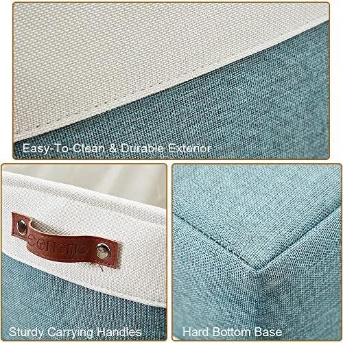 DECOMOMO Storage Bins, Large Fabric Storage Baskets for Shelves 4 Pack - Image 6