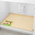 Mateeylife Under Sink Mat Kitchen Waterproof, Silicone Sink Tray 28"X19" by MateeyLife