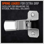 HORUSDY 10 Pack Spring Grip Mop and Broom Holder for Shovel, Rake, Broom, Mop Holder, Etc. - Image 8