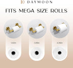Day Moon™ - Toilet Paper Holder - Modern Roll Holder for Bathroom - 2 Pack - Wall Mount, Gold - Image 6
