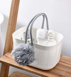 Plastic Portable Shower Caddy Basket, Storage Organizer, White, 2 Pack - Image 6