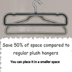 20 Pack Velvet Pants Hangers for Closet Space Saving, Thin Hanger (Black) - Image 3